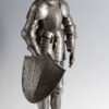 Scale display model of chivalric suite of armour