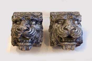 Pair of architectural pediments