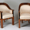 A pair of Biedermeier bergeres