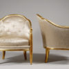A pair of elegant Art Deco 
fauteils in the manner of Paul Follot