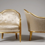 A pair of elegant Art Deco 
fauteils in the manner of Paul Follot