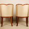 A pair of Art Deco bergeres by Maurice Dufrene