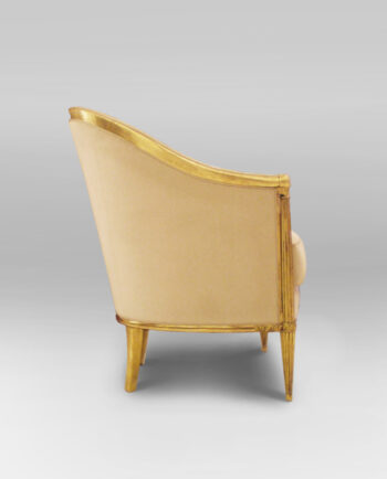 A pair of Art Deco bergeres