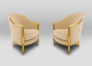 A pair of Art Deco bergeres 4