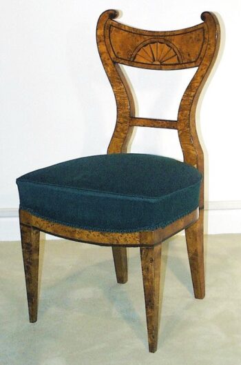 A rare Biedermeier single side chair