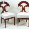 A pair of Biedermeier side chairs