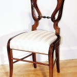 Set of six Biedermeier side chairs
