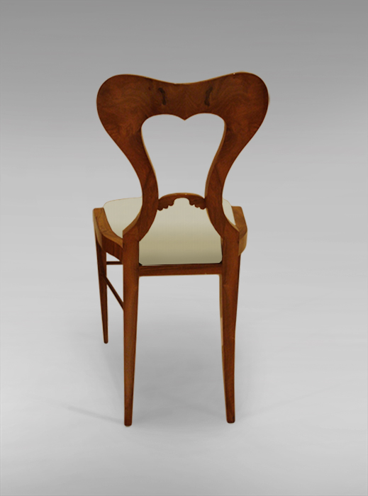 A pair of Biedermeier side chairs 2