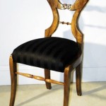 Set of six Biedermeier side chairs