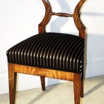 Set of six Biedermeier side chairs