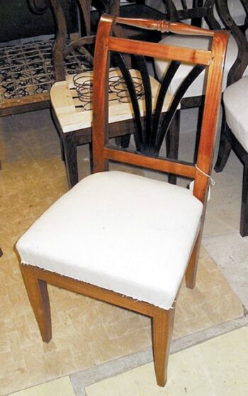 A pair of Biedermeier chairs