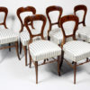 Set of six Biedermeier side chairs