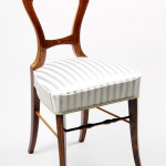 Set of six Biedermeier side chairs