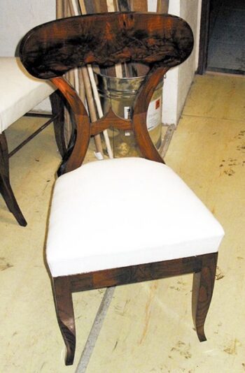 A pair of Biedermeier chairs