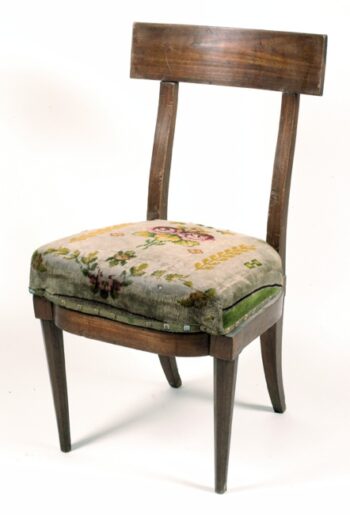 A pair of Biedermeier side chairs
