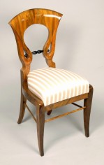 Set of four Biedermeier side chairs 2