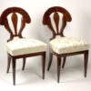 A pair of Biedermeier side chairs