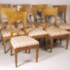 A set of eight Biedermeier dining chairs