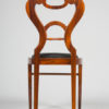 A set of four sleek and elegant Biedermeier side chairs