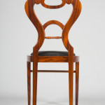 A set of four sleek and elegant Biedermeier side chairs