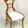 An exceptional pair of Biedermeier side chairs