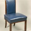 A set of four Art Deco side chairs
