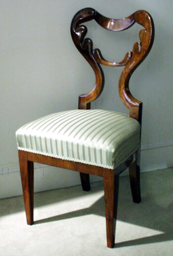 A pair of Biedermeier chairs