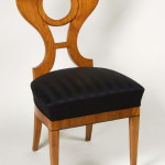 A set of four Biedermeier dining chairs