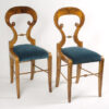 A pair of Biedermeier side chairs