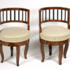 A pair of unusual Biedermeier stools