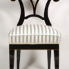 A set of six Biedermeier dining chairs