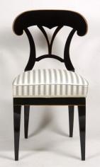 A set of six Biedermeier dining chairs 2