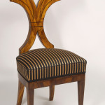 An exceptional set of four Biedermeier side chairs