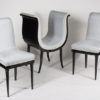 An unusual Art Deco set - two chairs and a setee