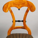 A set of six Biedermeier dining chairs