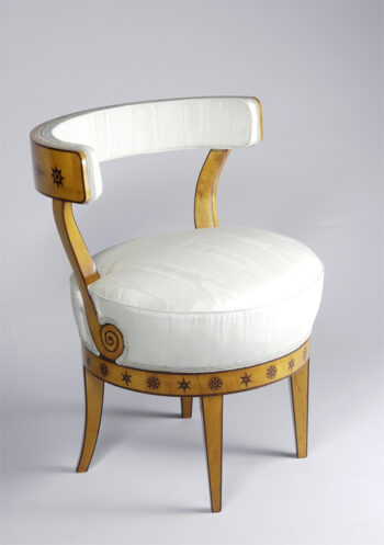 An exquisite Biederermeier side chair