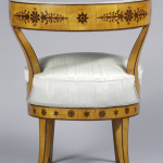 An exquisite Biederermeier side chair