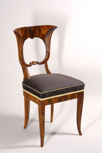 An exceptional Biedermeier side chair