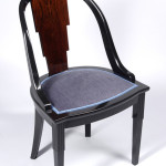 A set of six Art Deco dining chairs