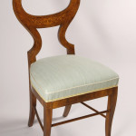 An elegant single Biedermeier side chair