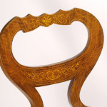 An elegant single Biedermeier side chair
