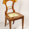 A set of six exceptional Biedermeier side chairs