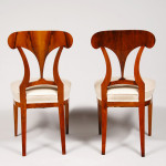 A pair of Biedermeier side chairs