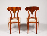 A pair of Biedermeier side chairs 3