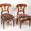 A pair of Biedermeier side chairs