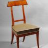 A set of unusual Biedermeier dining chairs