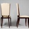 A set of eight Art Deco dining chairs