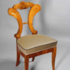 An elegant set of four Biedermeier sidechairs