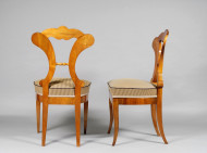 An elegant set of four Biedermeier sidechairs 3