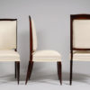 A set of six Art Deco dining chairs